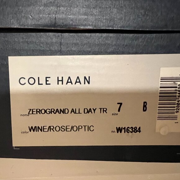 Cole Haan Women's ZERØGRAND All Day Trainer Winetasting (size 7) - Picture 6 of 6